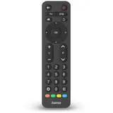 Hama Universal-Fernbedienung TV Infrarot für 2 Geräte große Tasten,ernfähig