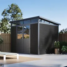 Weide Gartenhaus 2,18 x 2,78 m Anthrazit