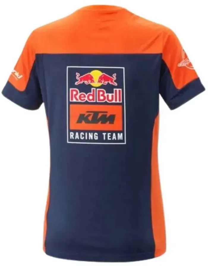 Ktm Red Bull Equipo Kurzarm-t-shirt - Blue / Orange - L