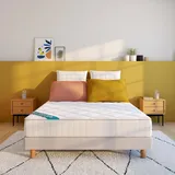 Sehr Feste 7-zonen-latexmatratze, H. 21 Cm weiss/grau 140 x 200 cm