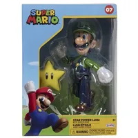 Jakks Pacific Super Mario - Luigi Stern 10 cm