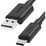 UNITEK USB-C auf USB-A 3 m Schwarz