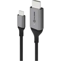 Alogic USB-C zu HDMI Kabel 1 m Grau