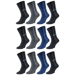 Chili Lifestyle Business Socken 12 Paar Baumwolle Weichbund