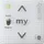 SOMFY Smoove A/M IN io Funkwandsender 1-Kanal transparent/weiß