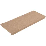 vidaXL Stufenmatten Selbstklebend 15 Stk. 65x24,5x3,5 cm Beige