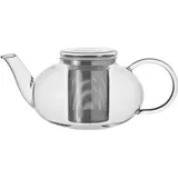 LEONARDO Teekanne Moon, 1,2 l, hitzebeständiges Glas, Deckel und Edelstahl-Sieb abnehmbar, handmade, 070400