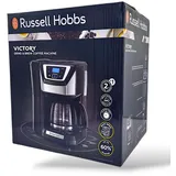 Russell Hobbs Kaffeemaschine mit Mahlwerk, Digitaler Timer, Brausekopf/1,5 L