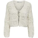 Only ONLBEACH Strickjacke Weiß XS