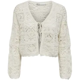 Only ONLBEACH Strickjacke Weiß XS