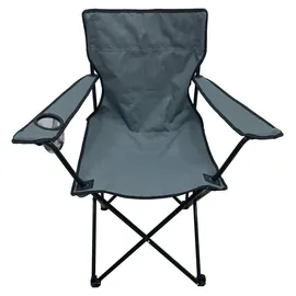 Mojawo Campingmöbel Set Klappbar Schwarz/Dunkelgrau