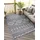 Carpet City In-& Outdoorteppich Santorini 435, 3D-Effekt, Boho-Look", grau Anthrazit B:200cm H:5mm L:290cm, Polypropylen, Teppiche, Teppich, Wetterfest - UV-beständig für Terrasse, Flur,