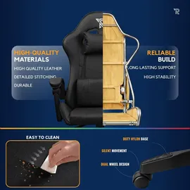 Ranqer Apollo Gaming Stuhl Drehstuhl Schwarz PC