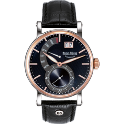 Bruno Söhnle Pesaro II 17-63073-747 Sonderangebot - schwarz - 43mm