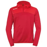 Kempa Emotion 2.0 Quarter Zip Hoodie, chilirot/rot 4XL