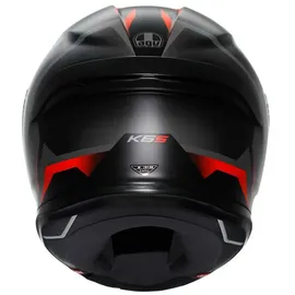 AGV K6 S Karve Integralhelm - Matt Black Grey Red M