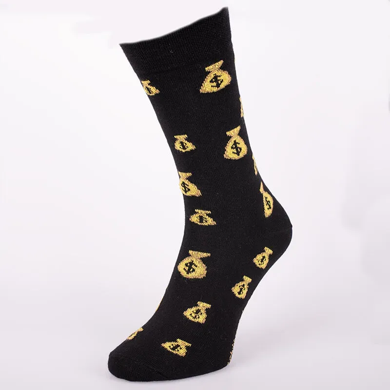 DU BIST MEIN SCHATZ - Schwarz gelbe Socken - Unisex