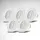 B.K.Licht Einbauleuchte 5er Set IP65 dimmbar Kunststoff 9 x 4,2 cm weiß