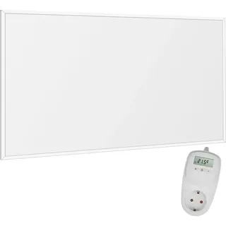 Viesta Infrarot Wandheizung mit Thermostat [INKL. TH10 THERMOSTAT] – Infrarotheizung Wandmontage Heizkörper – Carbon Crystal Infrarotheizung...