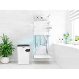 Medion DH30S Luftentfeuchter elektrisch (smart, bis zu 150m3 (60m2), 24Liter/24h, 43db leise, elektrischer Raumentfeuchter, Timer, Bodenrollen, Entfeuchter)