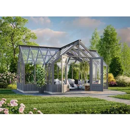 Palmako Gartenhaus Emilia 19,1 m2 Dunkelgrau