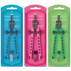 Faber-Castell® Zirkel in Neon-Farben