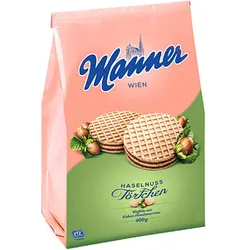 Manner Törtchen Haselnuss Kekse 400,0 g