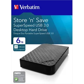 Verbatim Store 'n' Save 6 TB USB 3.0 schwarz