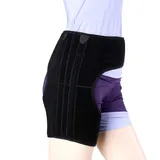 Hüftorthese Ischias-Schmerzlinderungsorthese Oberschenkel-Kniesehne Kompressionsbandage Stabilisator für Leistenarthritis Bursitis Ischiasnervenschmerzen für Unisex,L