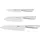 Tefal Precision Messerset 3-tlg. Kochmesser 15 cm/Universalmesser 12 cm/Schälmesser 9 cm grau