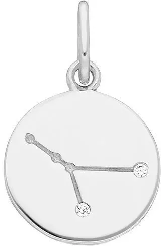 LEAF - KETTENANHÄNGER - KREBS ZODIAC SIGN -  silber