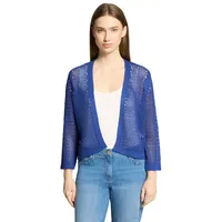 Betty Barclay Strickjacke mit Lochmuster Electric Blau 40
