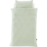 Träumeland Bettwäsche Jersey Fiore 100/135cm und 40/60cm - grün