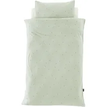 Träumeland Bettwäsche Jersey Fiore 100/135cm und 40/60cm - grün