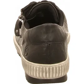 REMONTE Plateausneaker , Freizeitschuh, Halbschuh, Schnürschuh mit Außenreißverschluss Remonte schwarz 36
