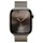 Apple Watch Series 10 GPS + Cellular 42 mm Titangehäuse natur Milanaise Loop natur