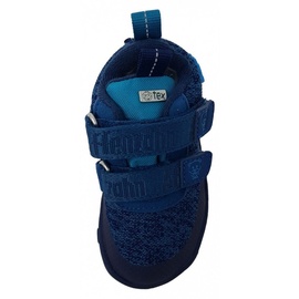 Affenzahn Übergangsschuh Knit Happy Smile Bear Sneaker blau, 29.0