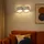 WOFI Design Wand Spot Leuchte Lampe Beleuchtung weiß 2-flammig WOFI 4340.02.06.0000