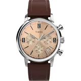 Timex Marlin Chrono Leder Braun 40 mm TW2W51400