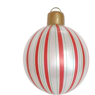 Ahuuen Weihnachtskugeln Für Draußen,Garten Aufblasball Schmuck | Große PVC Weihnachtsdekoration Für Winter Outdoor Garten Vorgarten Weihnachtsfest Festtagsdekoration