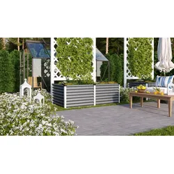 Vitavia Hochbeet Linus 630, granit/alu