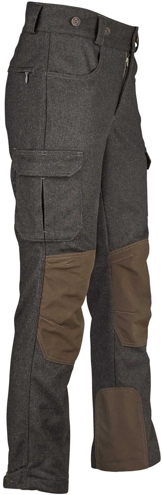 Rascher Lodenhose Cargo Ludwig, steingrau-oliv, 58
