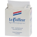 FRIPAC-MEDIS Le Coiffeur Spitzenpapier Spenderpackung mit Patentöffnung Blattgröße 75 x 55 mm weiß - umweltschonend sauerstoffgebleicht, 2er Pack (2 x 500 Blatt)