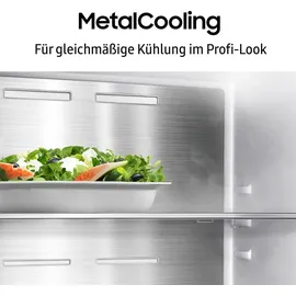 Samsung RS70F66KBTEF Side-by-Side (634 l, 1784 mm hoch, Edelstahl)
