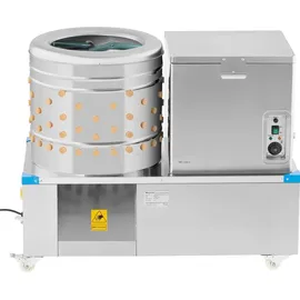 Wiesenfield 2-in-1 Rupfmaschine und Brühkessel 60 cm Silber