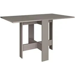 Esstisch DECORTIE "ARTEMIO ESSTISCH", grau (hell mokka), B:130cm H:73cm T:76cm, Tische, Esstisch Rechteckiger Esstisch, Leichte Montage, Lagerung, Platzsparend