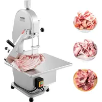 Vevor Kommerzielle elektrische Fleischbandsäge, 1800 W Edelstahl-Knochensäge für die