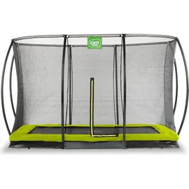 EXIT TOYS Silhouette Bodentrampolin 244 x 366 cm inkl. Sicherheitsnetz grün