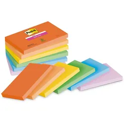 Post-it Haftnotiz Super Sticky 655-6SS-PLAY 127x76mm sort 6St.