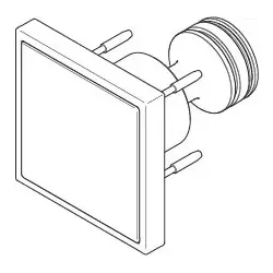 Bedienelement ERSATZTEILE Chrom 04279802605